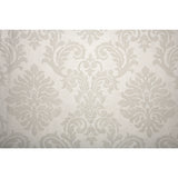 Hidden Tab curtain panel - Rococo - Ivory - 50 x 95''