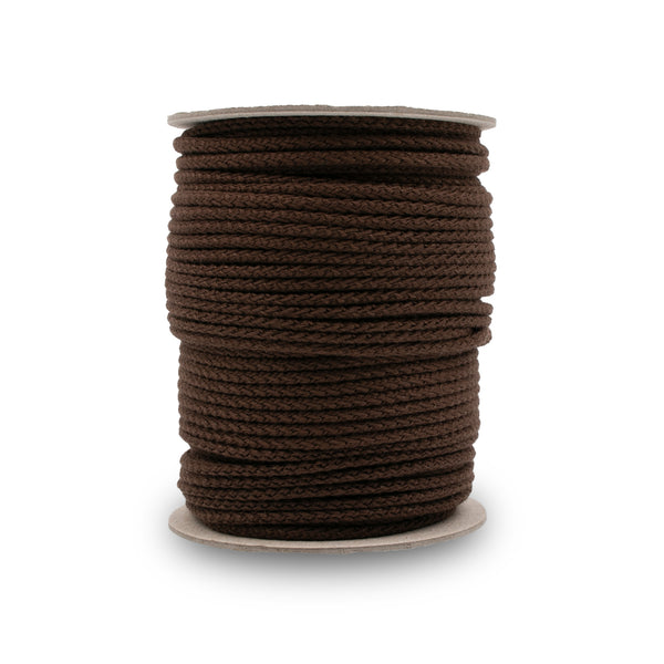 3mm Braided Cord - Brown