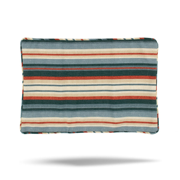 Decorative Outdoor Cushion - Crisantemi Stripe  - 13 x 20in