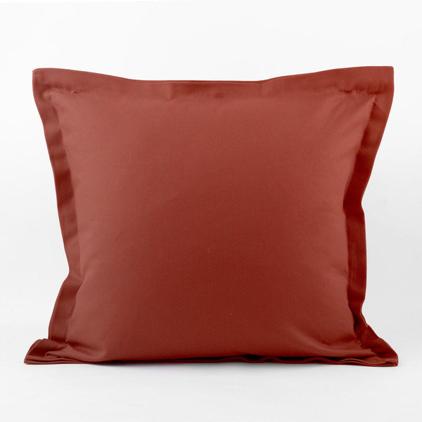 Decorative cushion cover - Cotton canvas Lyon - Rust - 18 x 18''