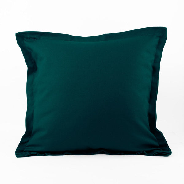 Decorative cushion cover - Cotton canvas Lyon - Teal - 18 x 18''