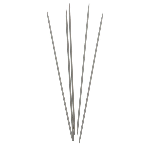 UNIQUE KNITTING Double Point Knitting Needles 20cm (8") - Set of 5 Aluminum - 2.75mm/US 2