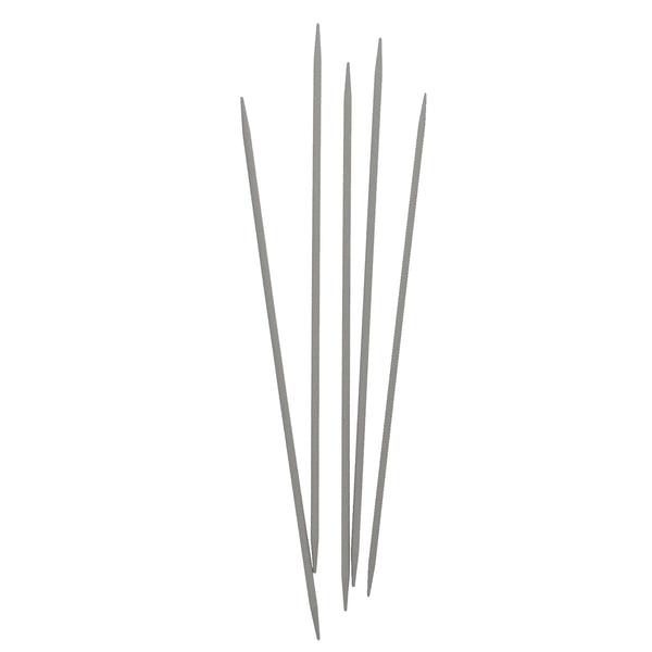 UNIQUE KNITTING Double Point Knitting Needles 20cm (8") - Set of 5 Aluminum - 3.25mm/US 3