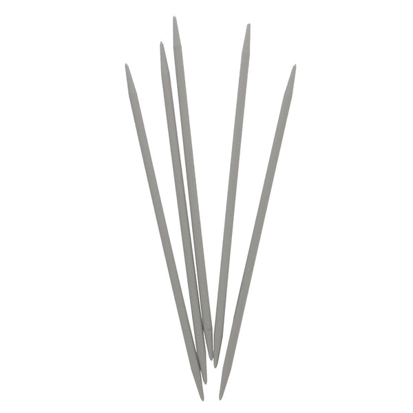 UNIQUE KNITTING Double Point Knitting Needles 20cm (8") - Set of 5 Aluminum - 5.5mm/US 9