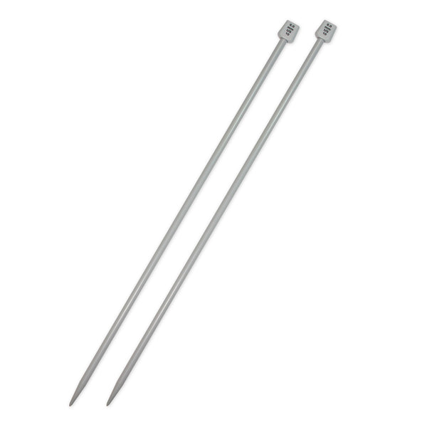 UNIQUE KNITTING Single Point Knitting Needles 35cm (14") Plastic - 6mm/US 10