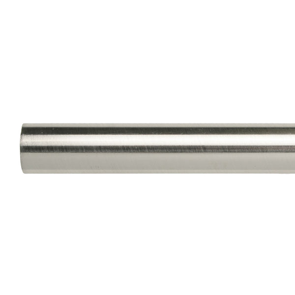 28mm metal rod - Brushed Silver