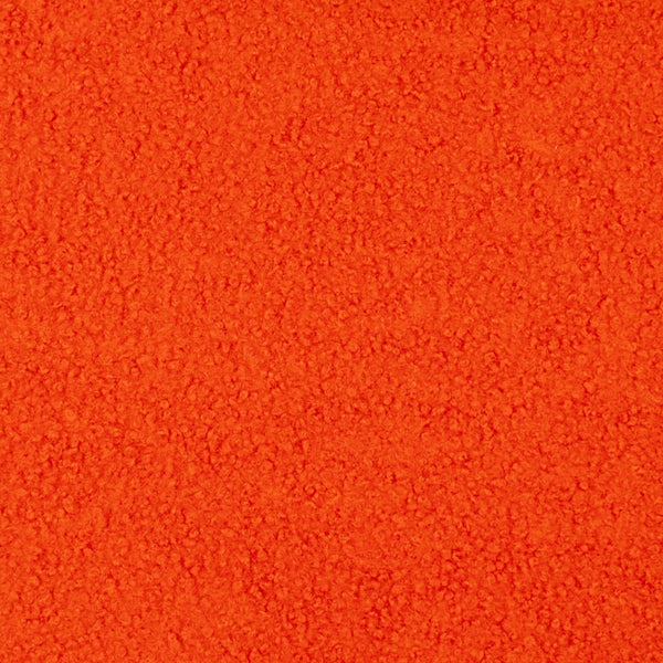 Tissu bouclé pour manteau - Orange