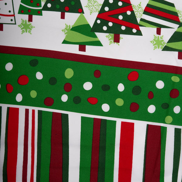 Christmas printed tabling - Christmas tree - Red