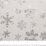 Holiday Organza Foil - Snowflake - Silver