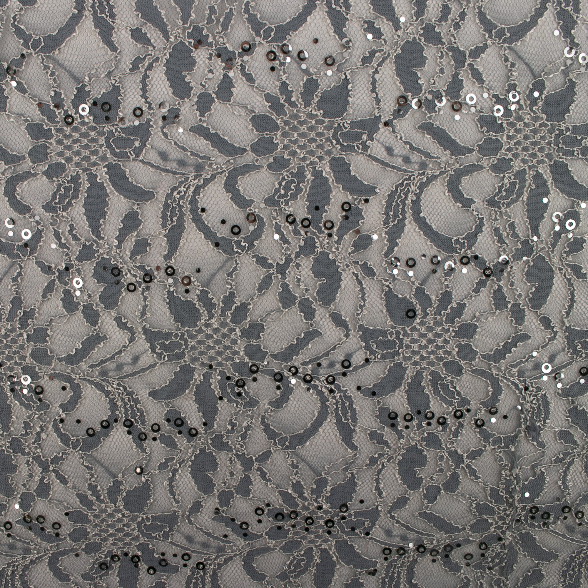 Corded lace - VIRGINIA - Grey blue – Fabricville