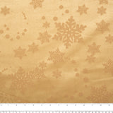 Christmas Jacquard Tabling - Snowflake - Gold