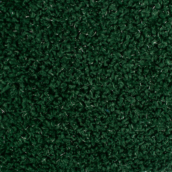 Tissu bouclé métallique uni - MARGOT - Vert forêt