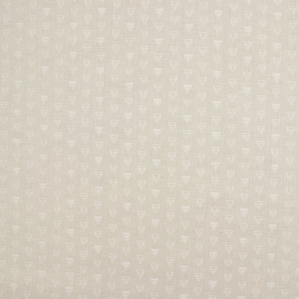Wide-width fabric - MONOTONE - Triangles - Eggshell