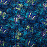 ULTIMATE - Cotton print - Butterfly - Blue