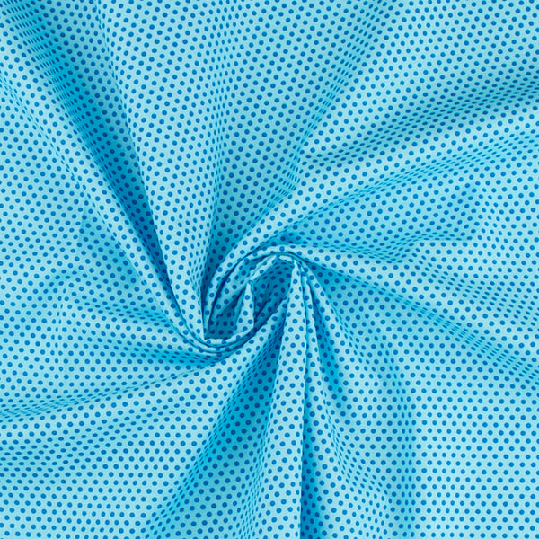 Tissu de Complément - MINI POIS - Bleu