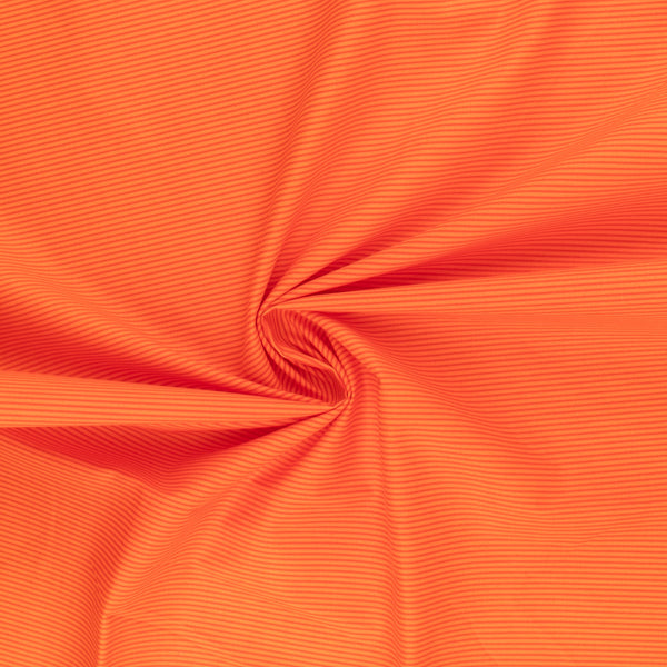 Tissu de Complément - MINI RAYURE - Orange