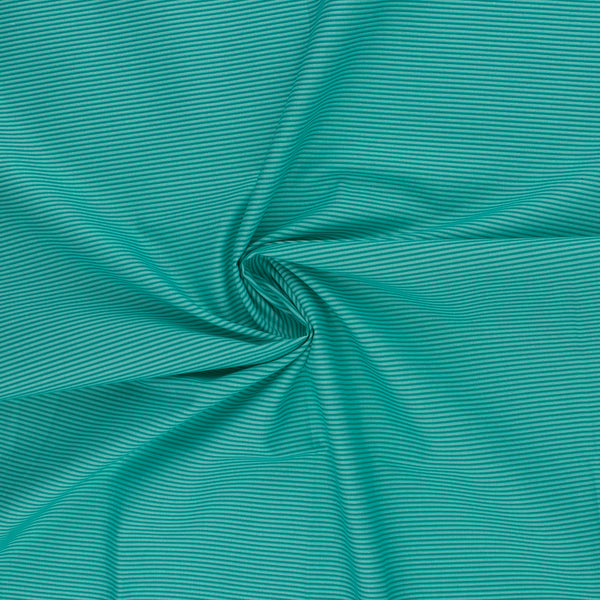 Blender Fabric - MINI STRIPE - Aqua