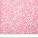 LIBERTY of PARIS Printed Cotton - Garden - Pink