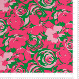 Printed rayon - AMANDA - 026 - Hot Pink