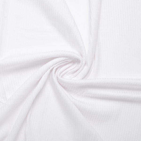 Rib Knit - OLLIE - 015 - White
