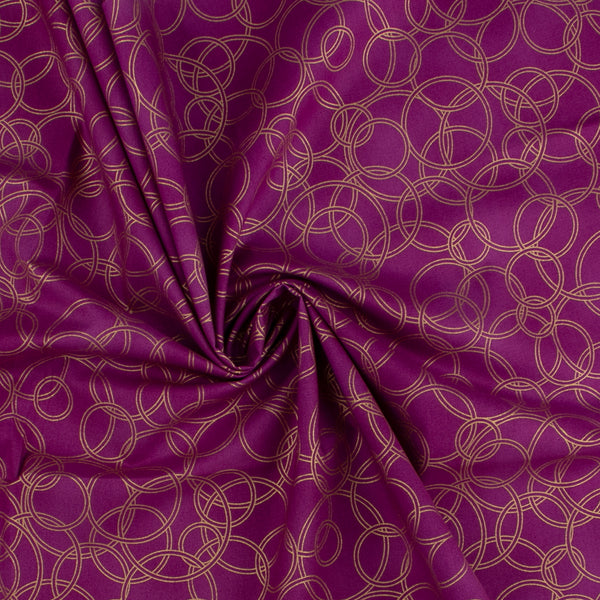 WINDHAM TREASURES - Printed Cotton - 057 - Purple
