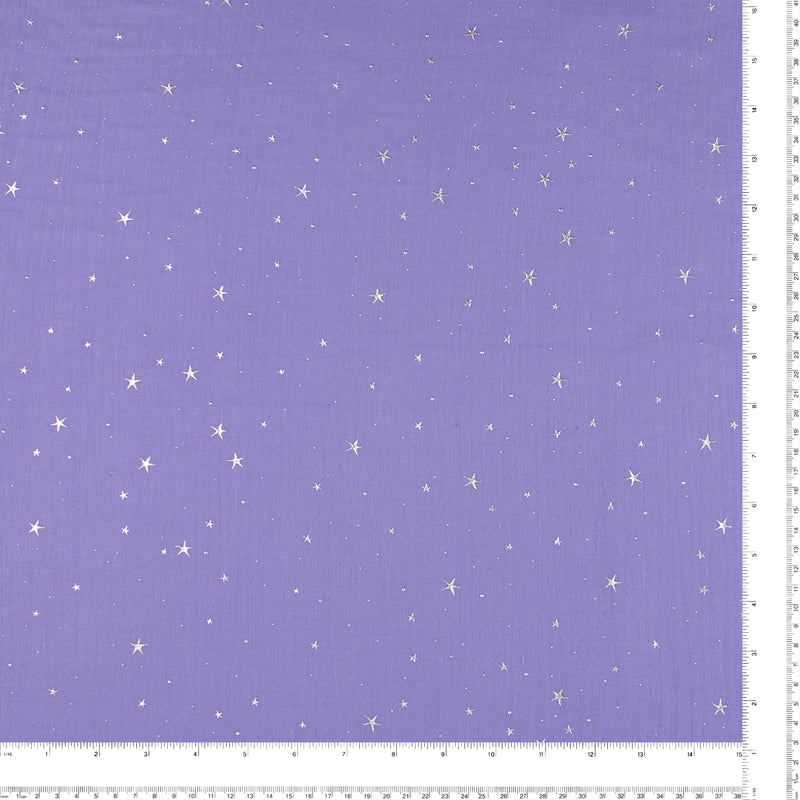 Printed Double Gauze - JULIETTE 010 - Lilac