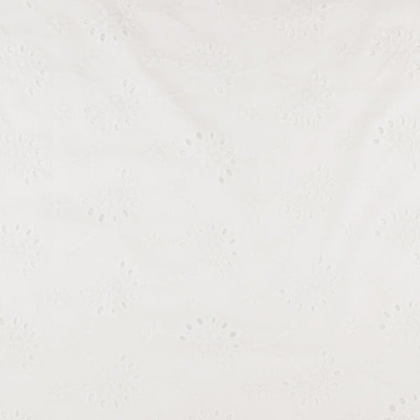 Coton Brodé Tendance - CHIARA - 004 - Blanc