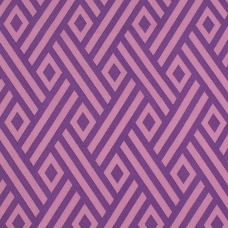 Printed Crepe Knit - TRICIA - 011 - Purple