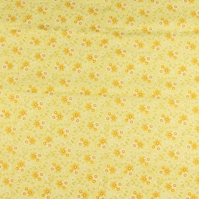 Printed Cotton - NATURE'S AFFAIR - 002 - Yellow