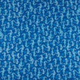 Printed Cotton - <M'OCEAN> - 006 - Blue