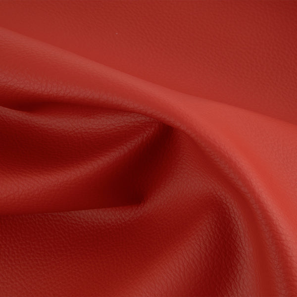 Tissu décor maison - Utilitaire - Aspect Cuir Premium Rouge