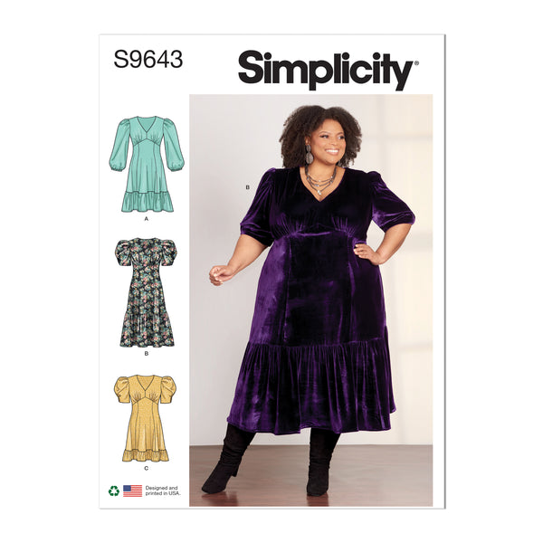 Simplicity S9643 Robe pour Femmes