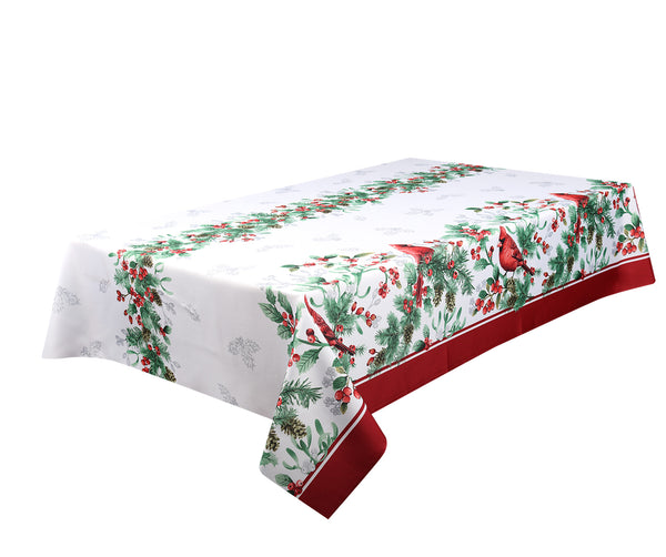 Tablecloth - Melody Border - Red