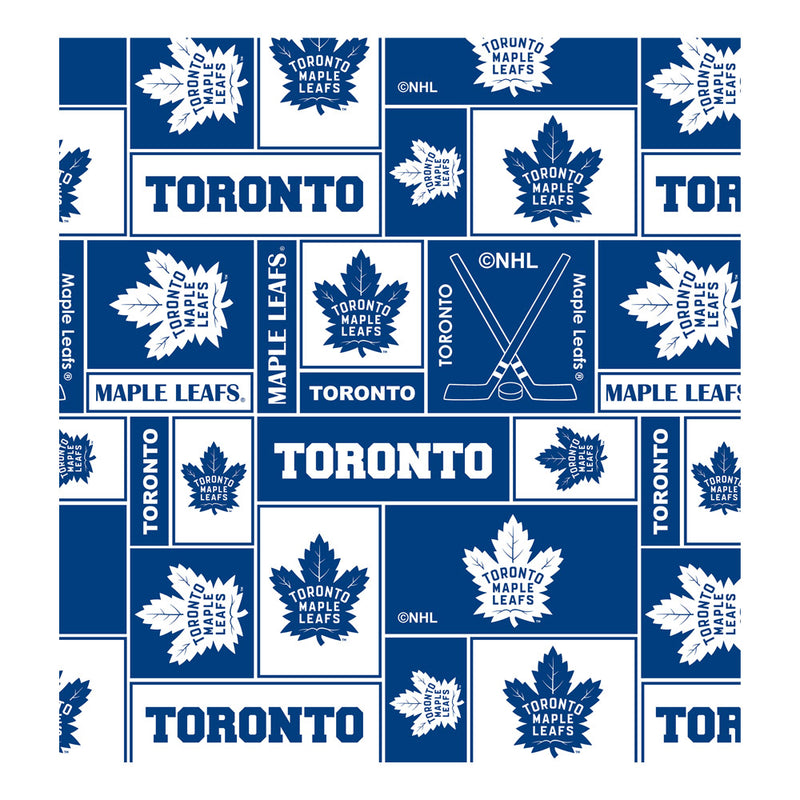 Toronto Maple Leafs - NHL Fleece Print - Squares