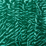 Printed Flannelette CHELSEA - Zebra - Green