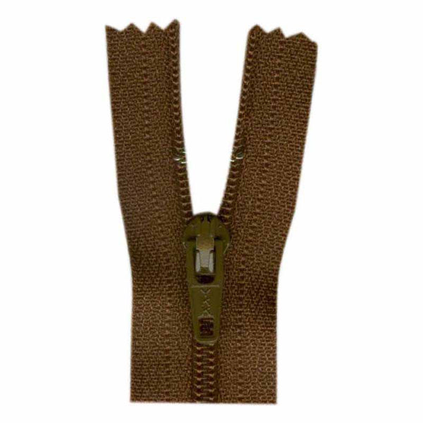 COSTUMAKERS General Purpose Closed End Zipper 20cm (8″) - Cocoa - 1700