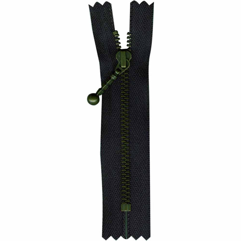 COSTUMAKERS Denim Closed End Zipper 10cm (4″) - Black - 1707