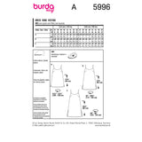 BURDA - 5996 Dress