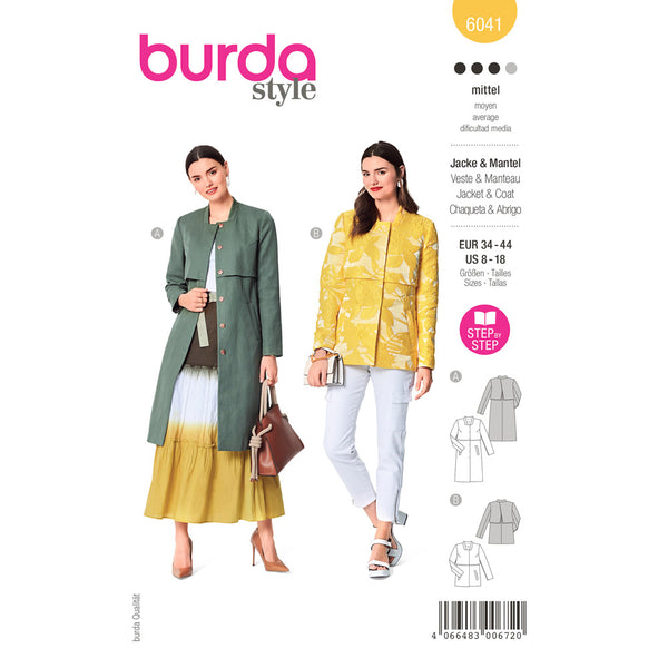 BURDA - 6041 Coat / Jacket