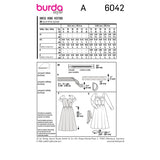 BURDA - 6042 Dress