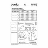 BURDA - 6465 Ladies Coat