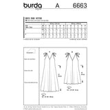 BURDA - 6663 Ladies Dress