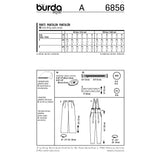 BURDA - 6856 Ladies Pants Young