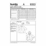 BURDA - 9353 Child Girl Schoolage