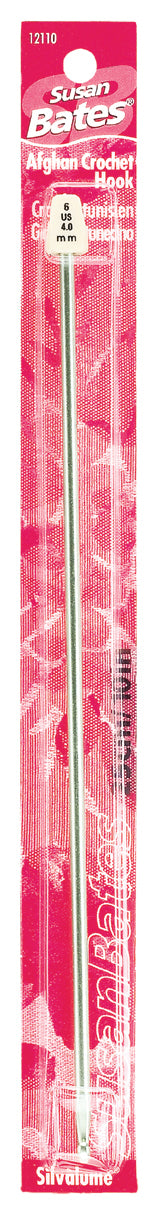 Crochet tunisien SB Silvalume 10 po 4mm, G-6
