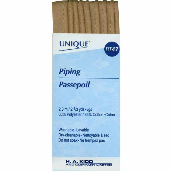 UNIQUE Passepoil 3.2mm x 2.3m - taupe