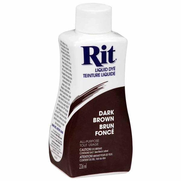 RIT All Purpose Liquid Dye - Dark Brown - 236 ml (8 oz)