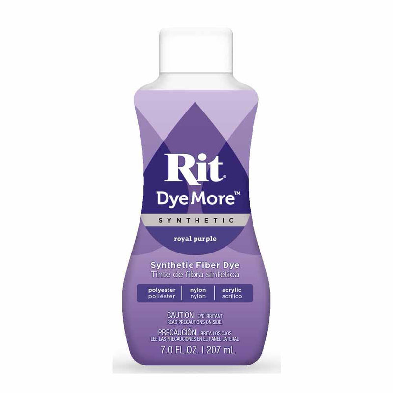 RIT DyeMore Liquid Dye for Synthetic Fibers - Royal Purple - 207 ml (7 oz)