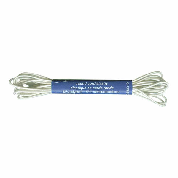 UNIQUE Round Cord Elastic 1.5mm x 2.7m - White