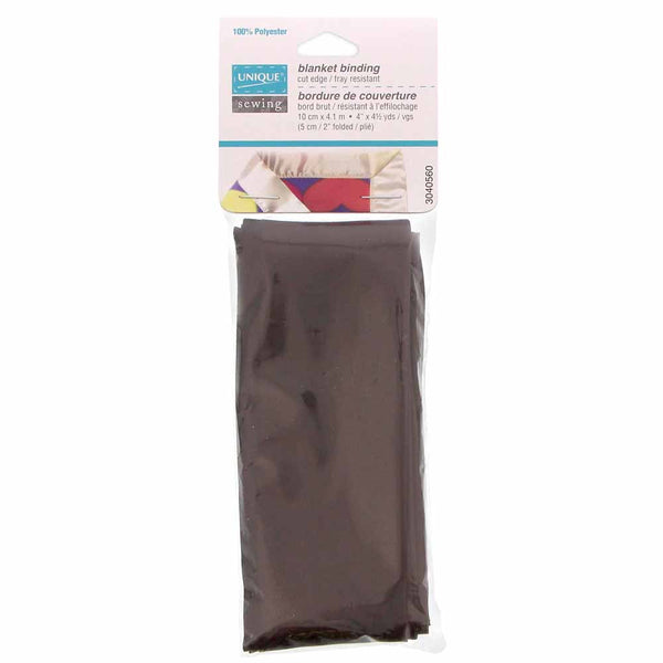 UNIQUE SEWING Blanket Binding 10cm x 4.1m - Brown